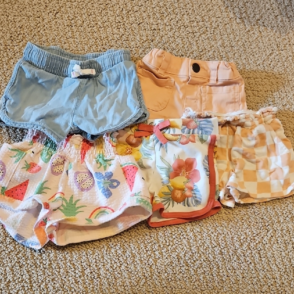 Colorful Kids' Shorts Set